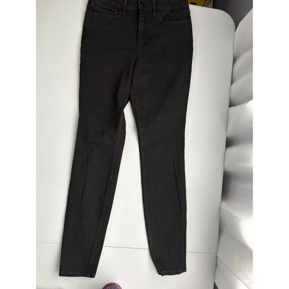Athleta Flex Ultra Skinny Black Jeans Womens Size 6 High Rise Denim Pants - Picture 1 of 7